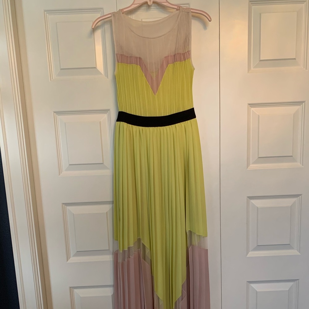 BCBG Maxazria Kathrine Color Block Dress sz xxs